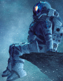 Задумчивый космонавт | Артикул: LG240