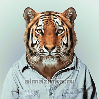 Алмазная вышивка Гранни «Мистер Тигр»