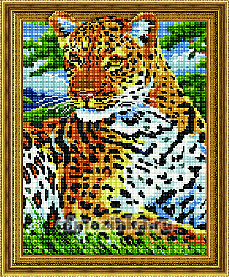 Леопард на отдыхе | Артикул: TSGJ1122