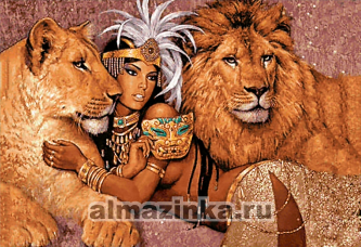 Алмазная вышивка Гранни «Богиня Африки»