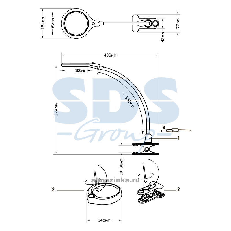    3X   30 LED ( + ),  REXANT Rexant 31-0247