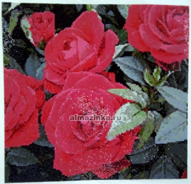 Алмазная вышивка Яркие Грани «Розы» Яркие грани DS303