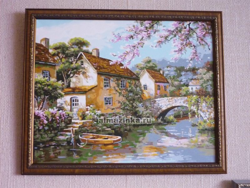 Рама без стекла для картин Daria (пластик) + крепеж, 40х50 см, светло-коричневая Универсальная рама без стекла для картин Daria Метрика 0058-16-3052