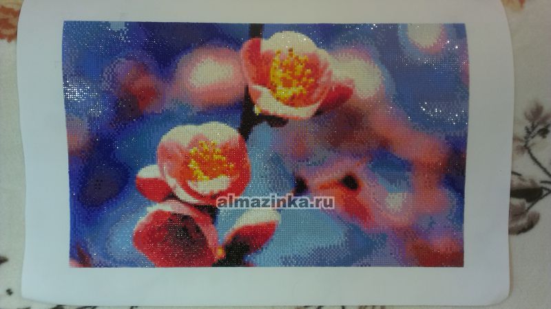 Алмазная вышивка Яркие Грани «Цветы абрикоса» Яркие грани DS016