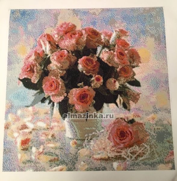 Алмазная вышивка Яркие Грани «Букет роз» Яркие грани DS021