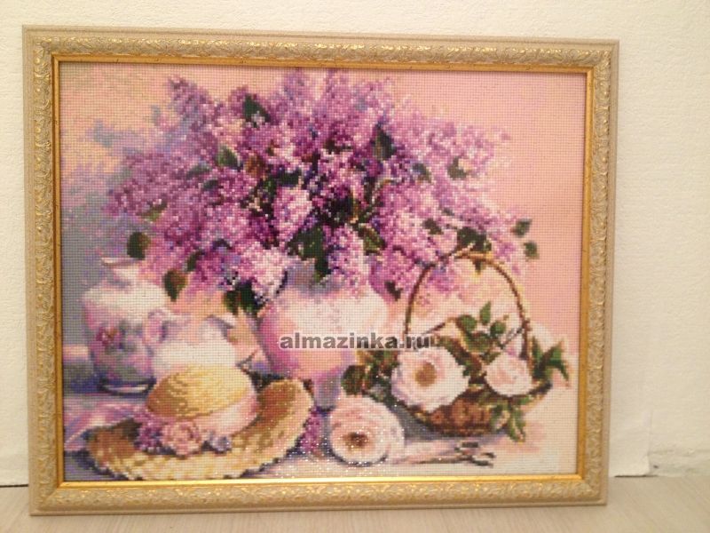 Алмазная мозаика Гранни сирень