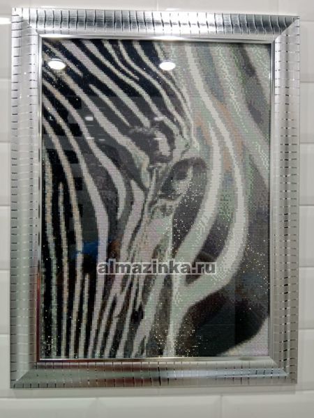Алмазная вышивка Яркие Грани «Взгляд зебры» Яркие грани DS086