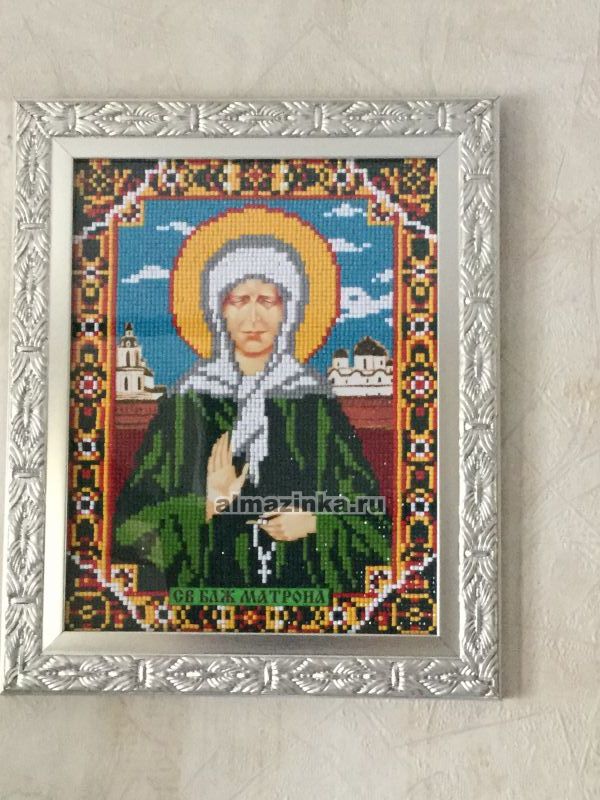 Алмазная Живопись «Икона «Матрона»» Алмазная живопись АЖ-2003
