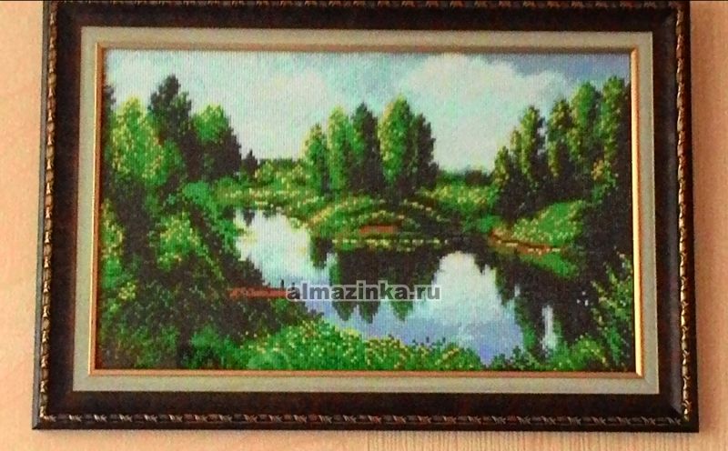 Алмазная живопись «Тихая река» Алмазная живопись АЖ-1240
