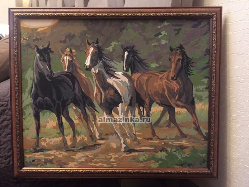 Рама без стекла для картин Daria (пластик) + крепеж, 40х50 см, светло-коричневая Универсальная рама без стекла для картин Daria Метрика 0058-16-3052