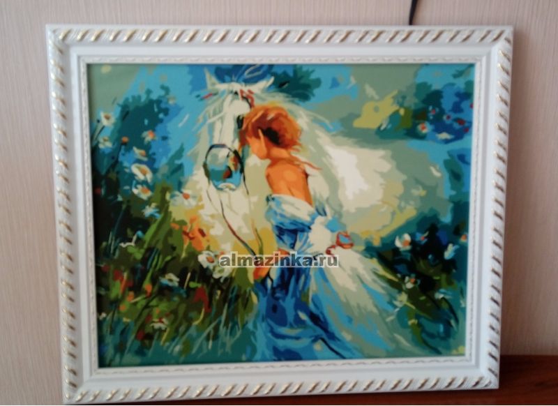 Рама без стекла для картин Constance (дерево) 40х50 см, белая Рамка без стекла для картин Constance Белоснежка 2645-BB